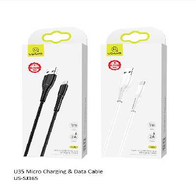 کابل تبدیل USB به MICRO USB یوسمز مدل US-SJ365 U35 طول 1 متر
