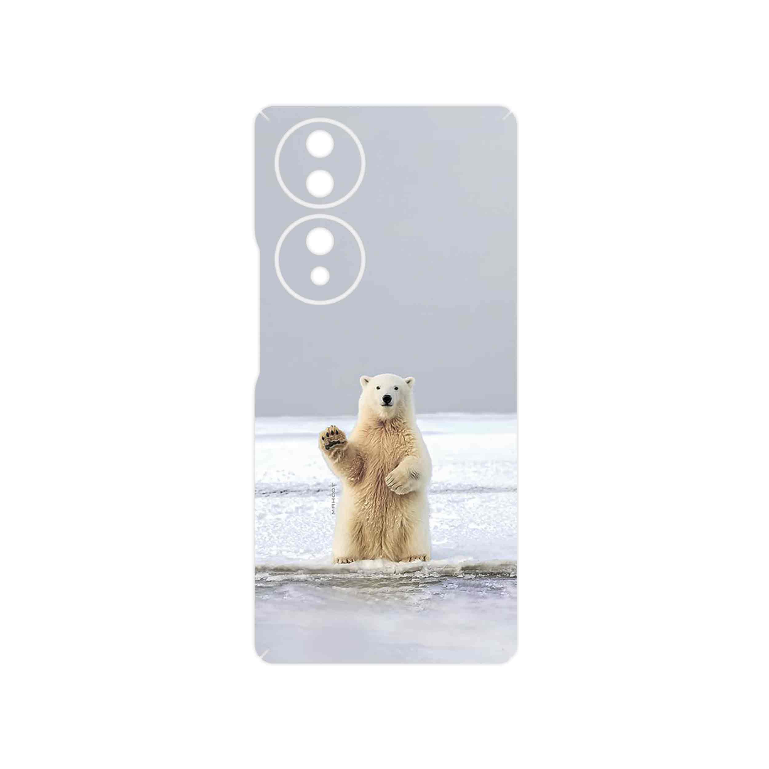 برچسب پوششی ماهوت مدل Polar_bear مناسب برای گوشی موبایل آنر 70