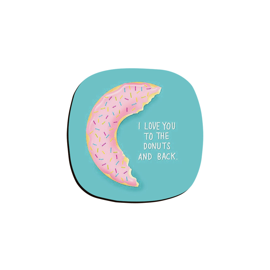 زیر لیوانی ترمه طراحان ایده مدل عشق دوناتی کد cfp461