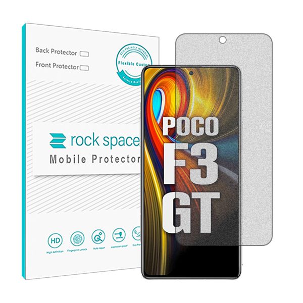 گلس شیائومی Poco F3 GT مدل نانو هیدروژل گیمینگ برند راک اسپیس کد 22853S