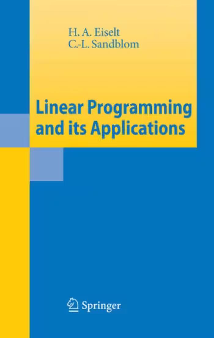 خرید و دانلود نسخه کامل کتاب Linear programming and its applications