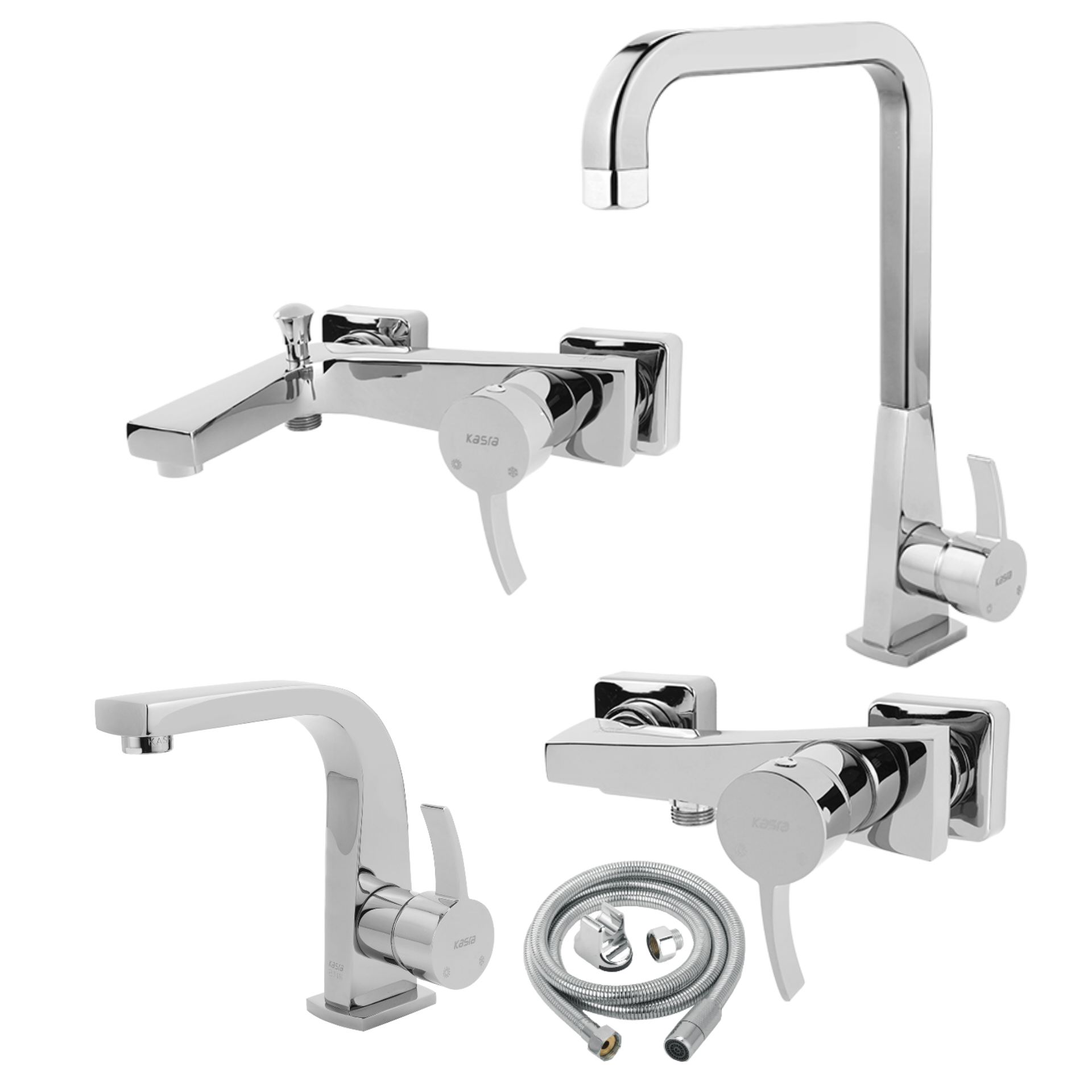 ست شیرآلات کسری مدل فیروزه مجموعه 5 عددی