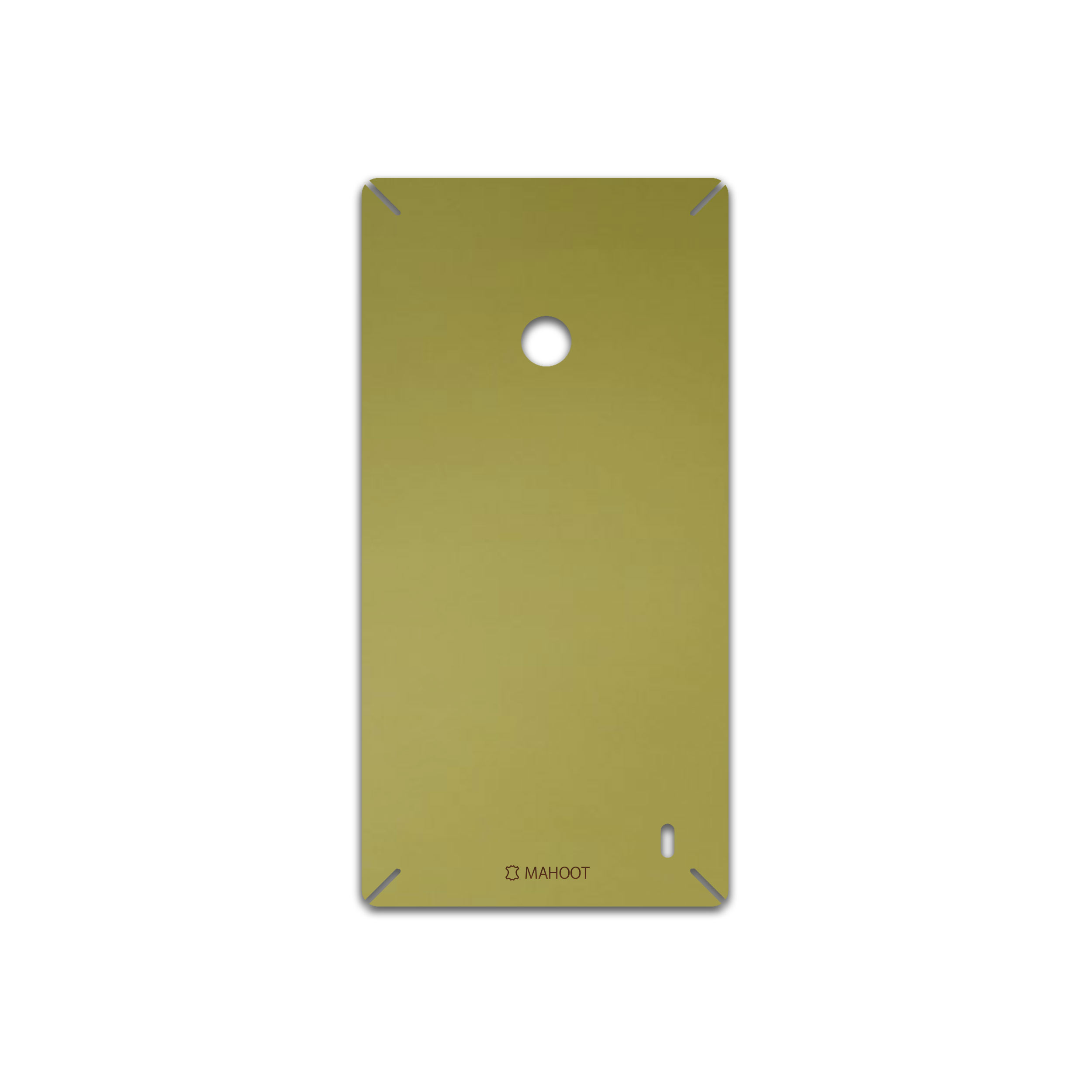 برچسب پوششی ماهوت مدل  Matte-Gold  مناسب برای گوشی موبایل نوکیا Lumia 520