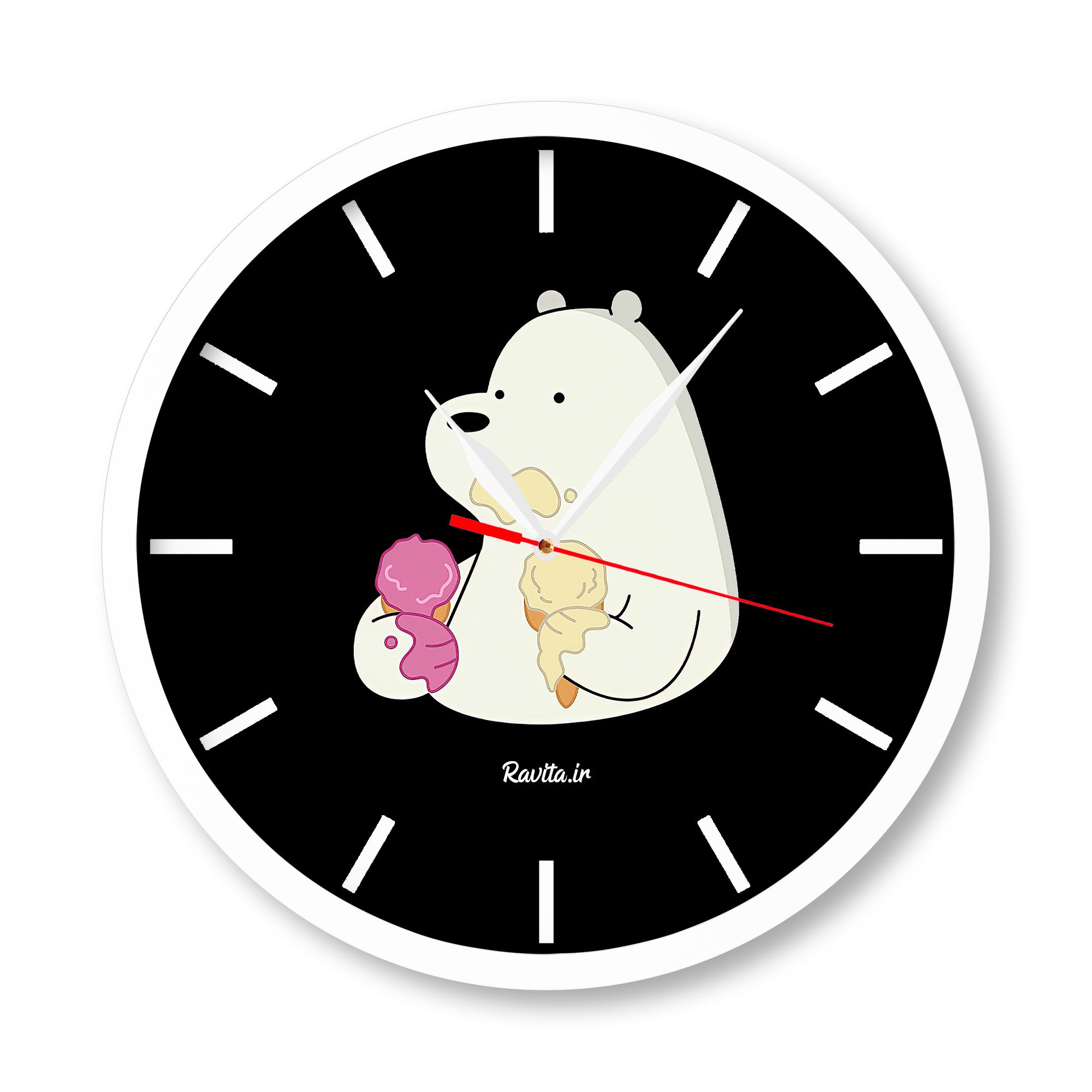 ساعت‌های دیواری راویتا طرح حیوانات فانتزی 3202
