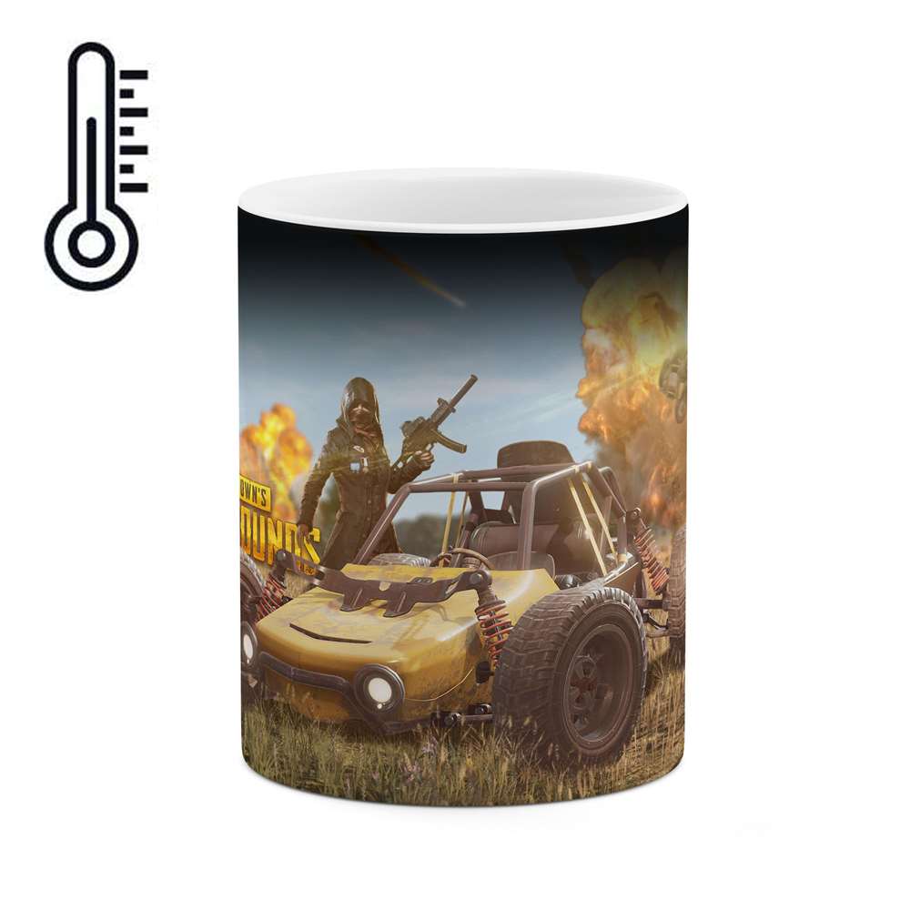 ماگ حرارتی طرح بازی PUBG مدل mgph12586