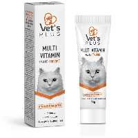 وت پلاس خمیر گربه مولتی ویتامین تورین 30 گرم Taurine Multivitamin Cat Paste 30grاروپایی

