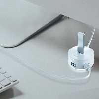 هاب آداپتور 4 پورت بیسوس مدل مدل Round Box Hub CAHUB-G01