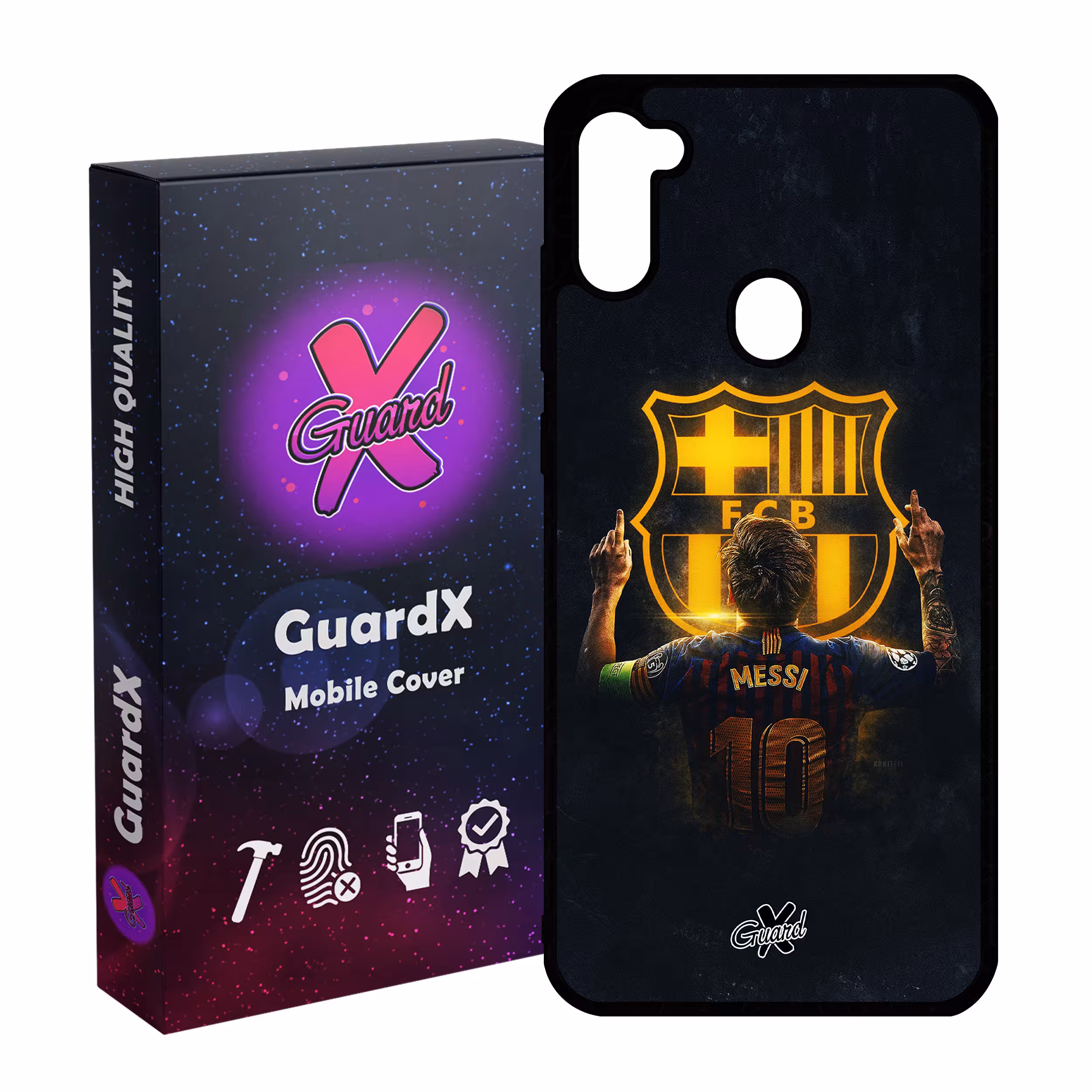 کاور گارد ایکس طرح Messi مدل Glass10196 مناسب برای گوشی موبایل سامسونگ Galaxy A11 / M11