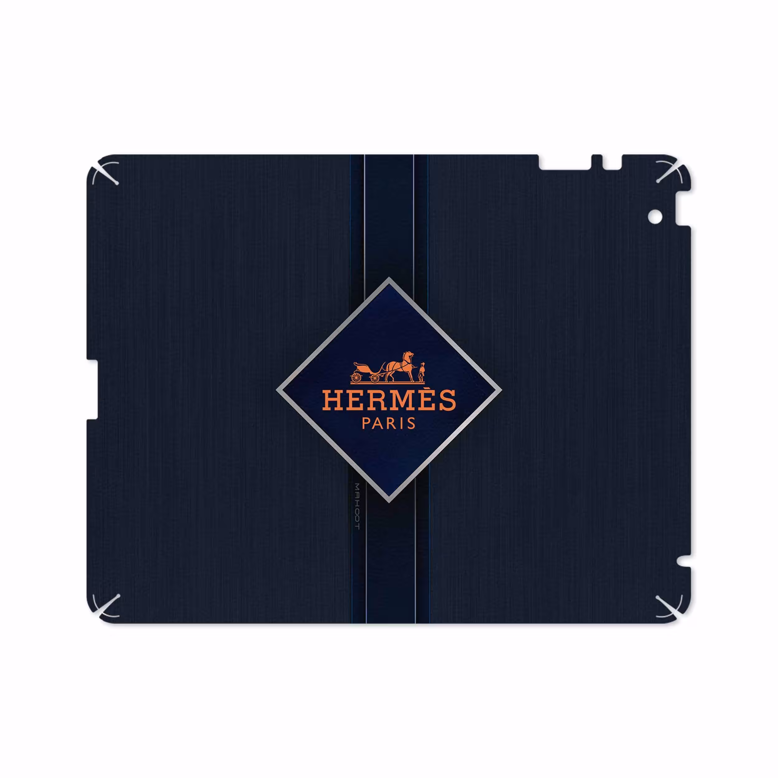 برچسب پوششی ماهوت مدل Hermes-Logo مناسب برای تبلت اپل iPad 2 2011 A1397