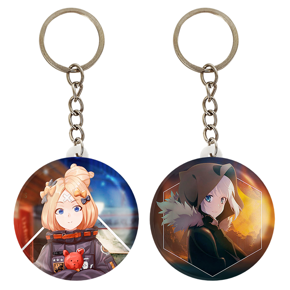 جاکلیدی خندالو مدل دختر انیمه ای کد 1804418051 مجموعه 2 عددی