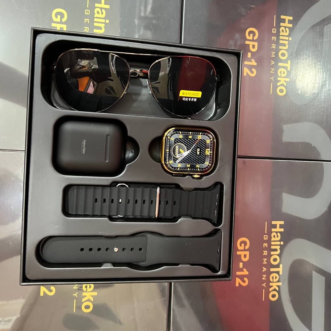 ساعت هوشمند GP12 همراه ایرپاد و عینک اشانتیون 