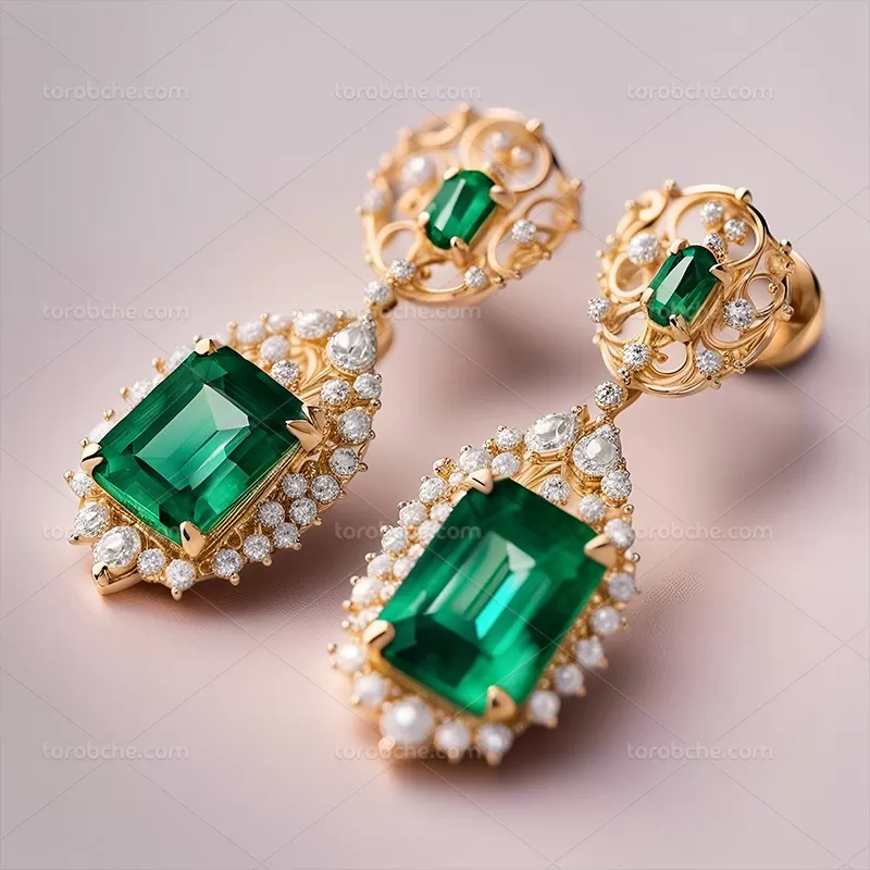 عکس گوشواره زنانه | گرافیک با طعم تربچه