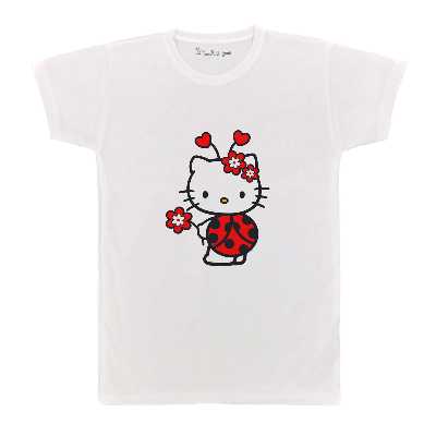 تی شرت بچگانه پرمانه طرح Kitty کد pmt.2370