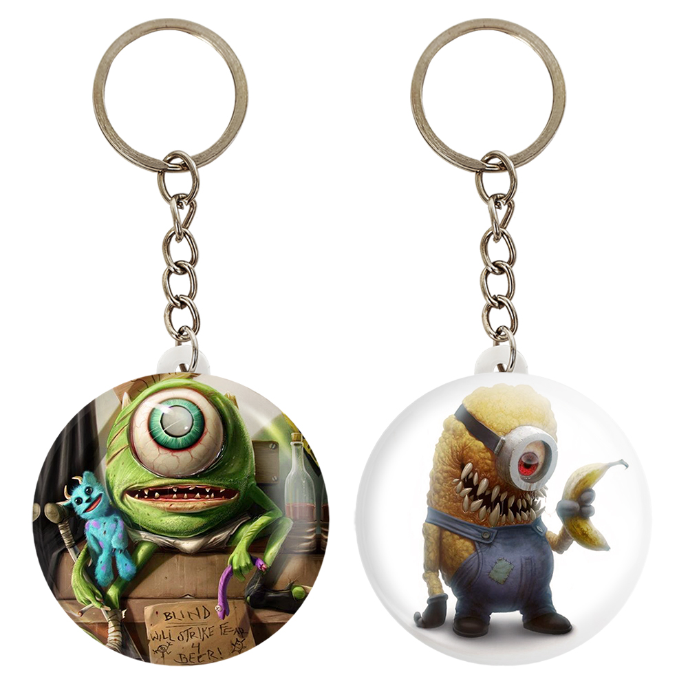 جاکلیدی خندالو مدل کارخانه هیولاها و مینیون کد 15311532 مجموعه 2 عددی