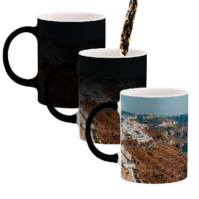 ماگ حرارتی کاکتی طرح منظره مدل mgh16847