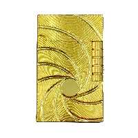 فندک مدل چرخ بغل طرح مارپیچ کد DKD-857