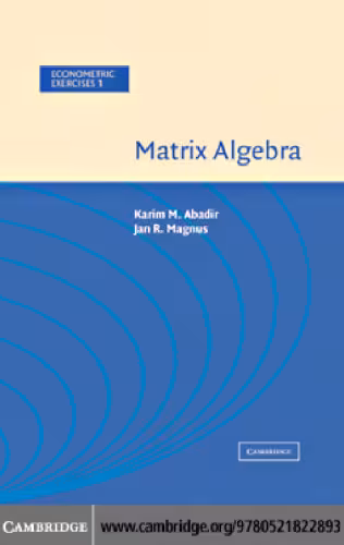 خرید و دانلود نسخه کامل کتاب Matrix Algebra (Econometric Exercises)