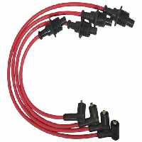 خرید وایر شمع پژو 405 MBP دوگانه سوز تمام سیلیکون سر سیم برنجی 8 میلیمتری چهار عددی | اتوموبی