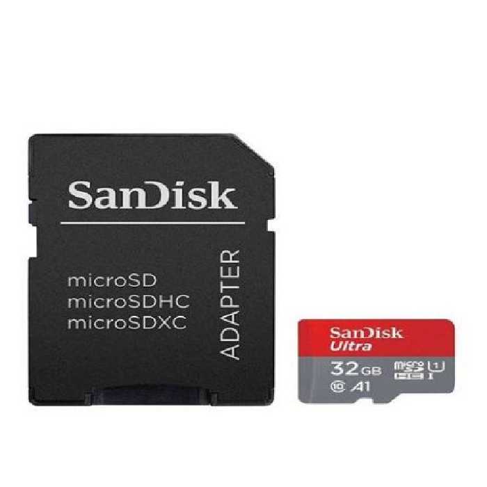 قیمت و خرید کارت حافظه سن دیسک میکرو اس دی اچ سی 32 گیگابایت مدل Ultra A1 کلاس 10 با سرعت 98 مگابایت در ثانیه به همراه آداپتور تبدیل - برین تک