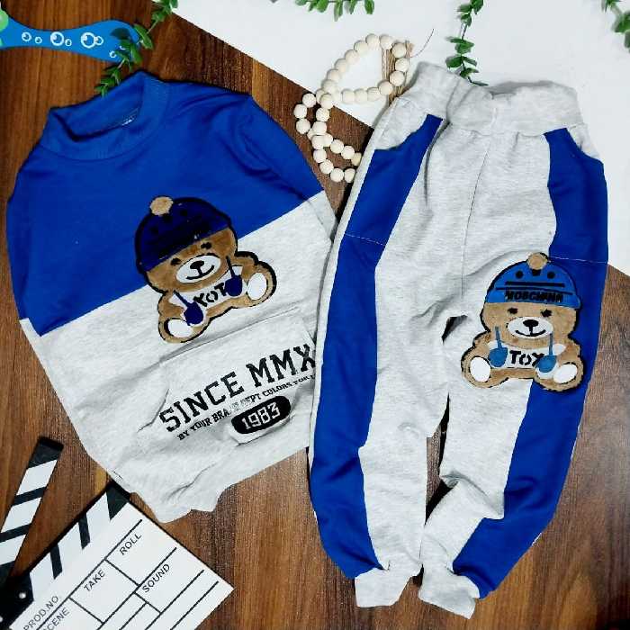 ست بلوز شلوار خرس پشمالو اسپرت