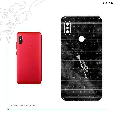 برچسب پوششی ماهوت مدل Trumpet مناسب برای گوشی موبایل شیائومی Redmi Note 6 Pro