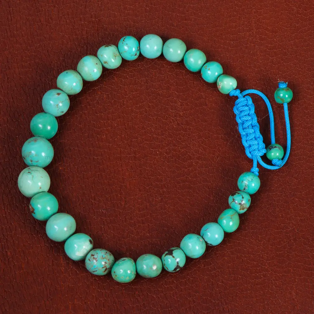 دستبند فیروزه اسپرت کد 26946 - جواهری مشاهیر