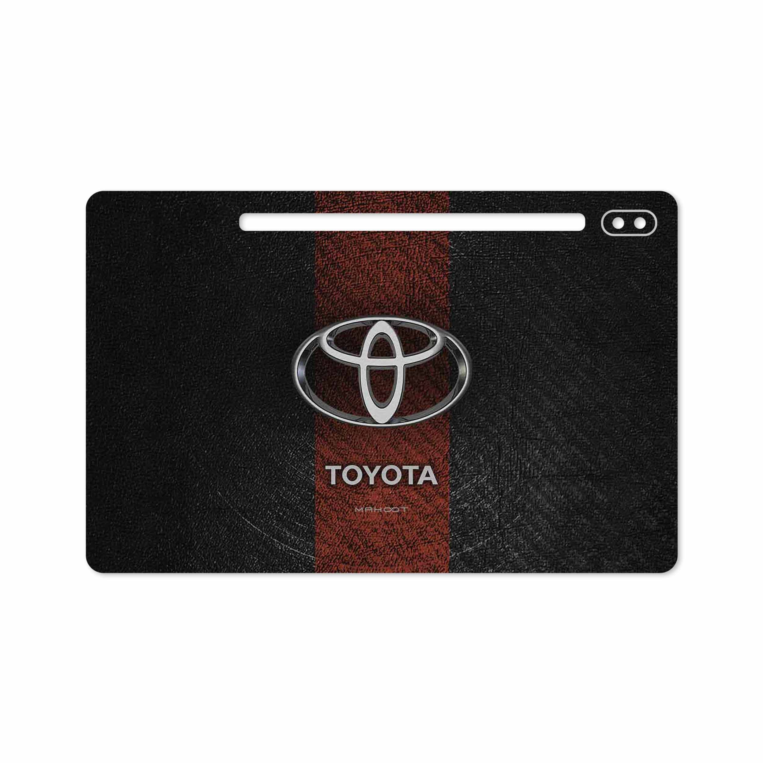 برچسب پوششی ماهوت مدل TOYOTA-Logo مناسب برای تبلت سامسونگ Galaxy Tab S6 2019 SM-T865
