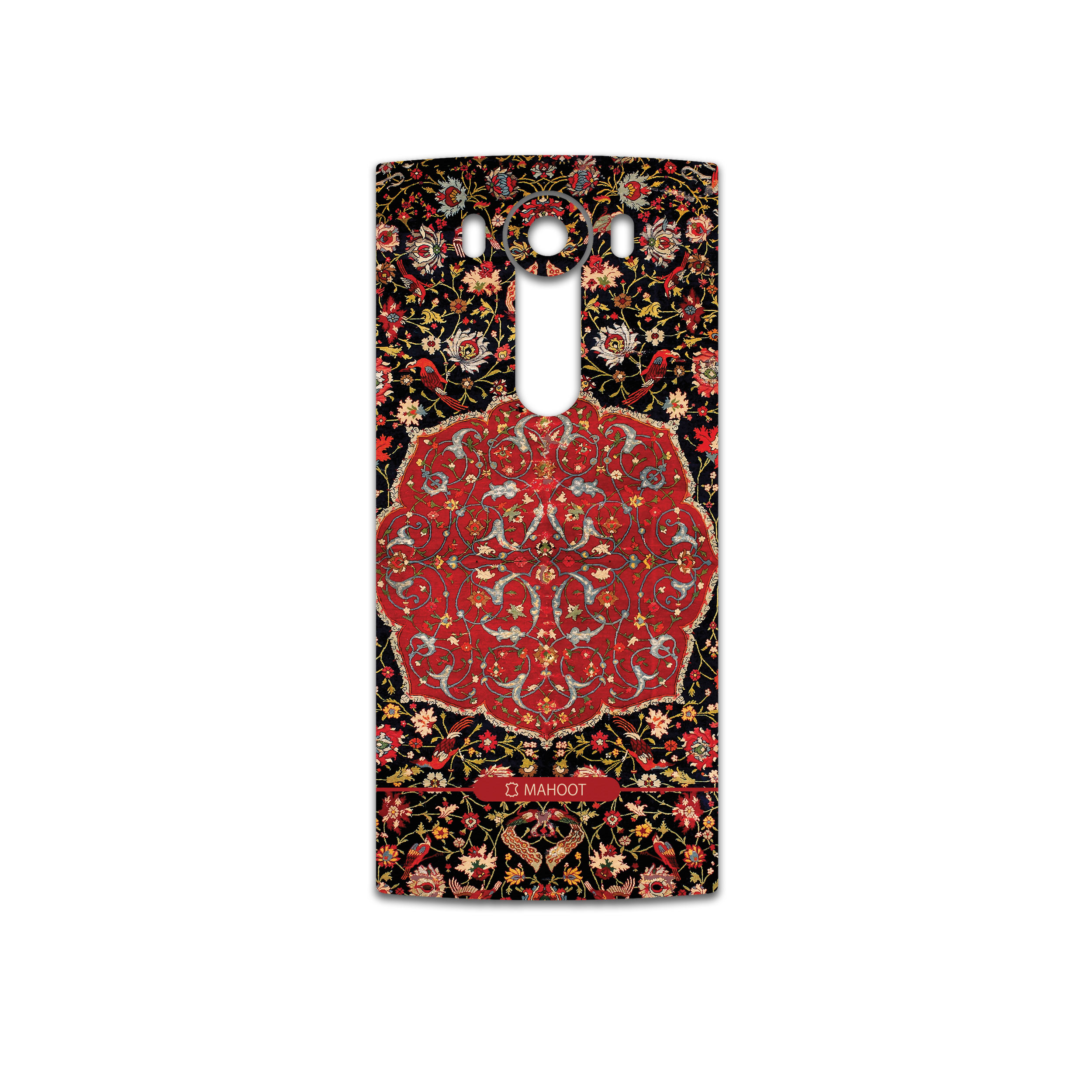 برچسب پوششی ماهوت مدل Persian-Carpet-Red مناسب برای گوشی موبایل ال جی V10