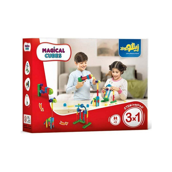 بازی فکری مکعب های جادویی 3*1 زینگو