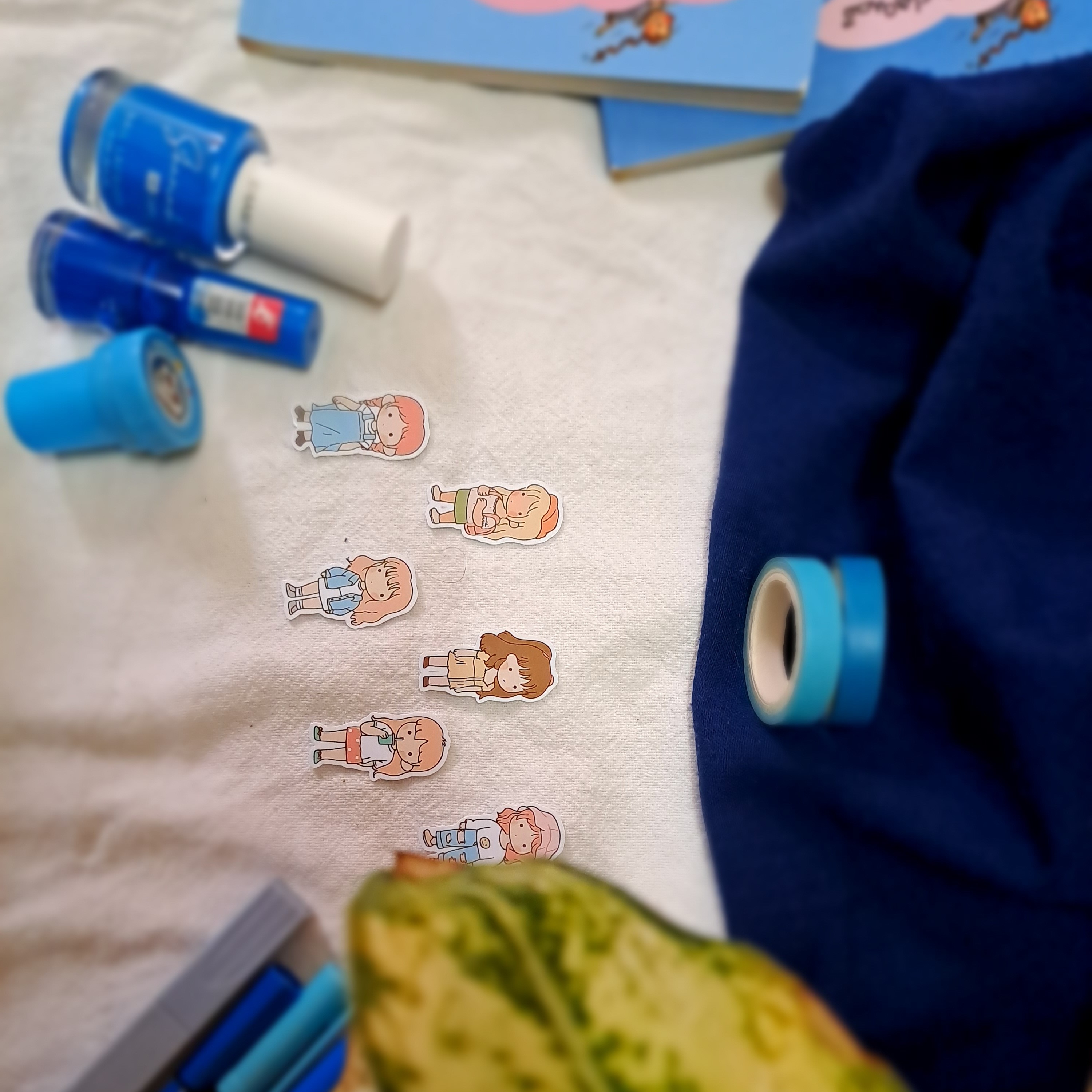 پک 6 عددی برچسب دختر (10)