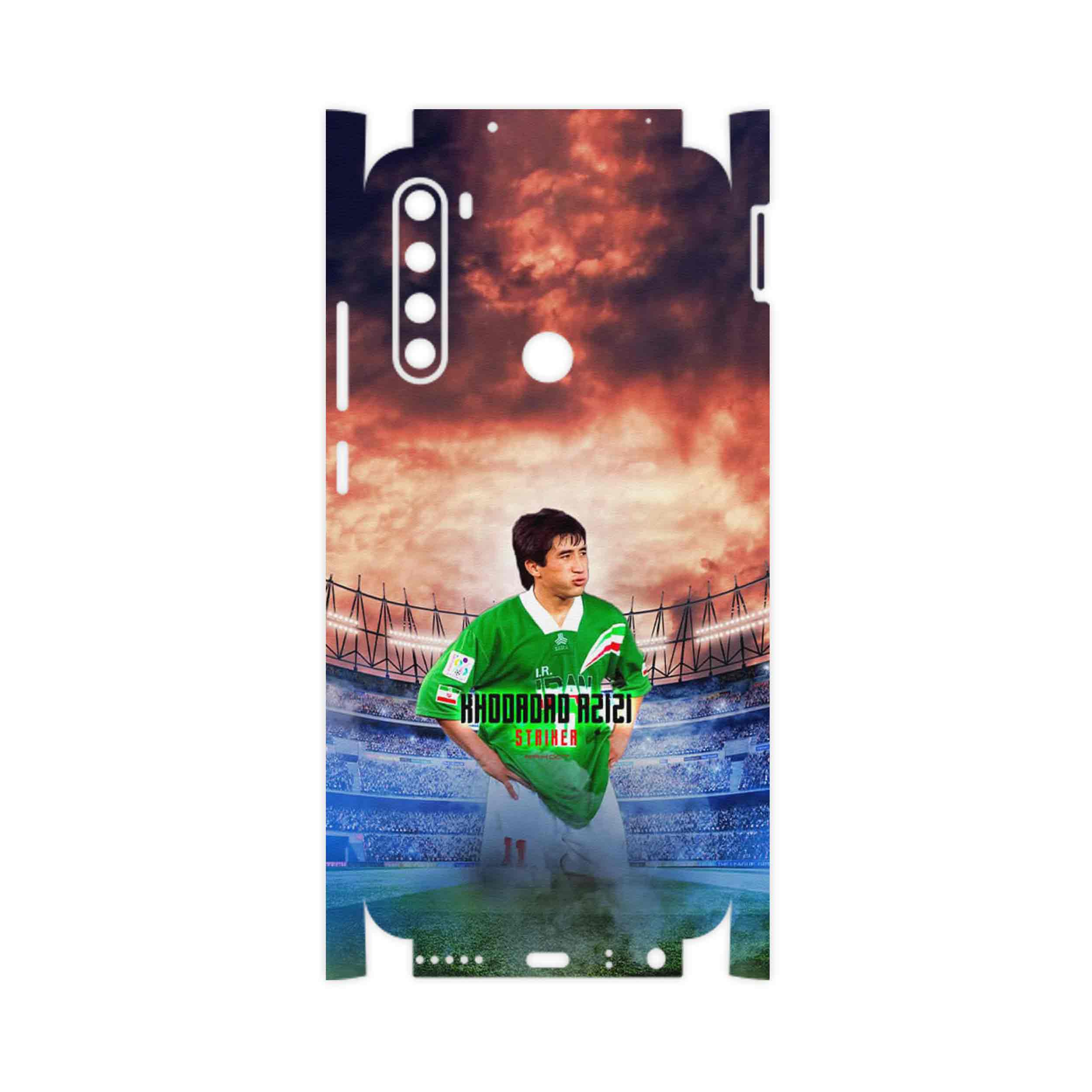 برچسب پوششی ماهوت مدل Khodadad Azizi-FullSkin مناسب برای گوشی موبایل شیائومی Redmi Note 8 2021