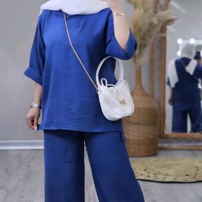 مانتو شلوار زنانه مدل نیلی کد 90075