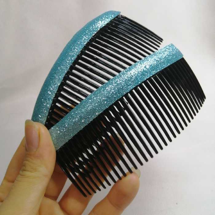 شانه سر اکلیلی  2عددی  آبی