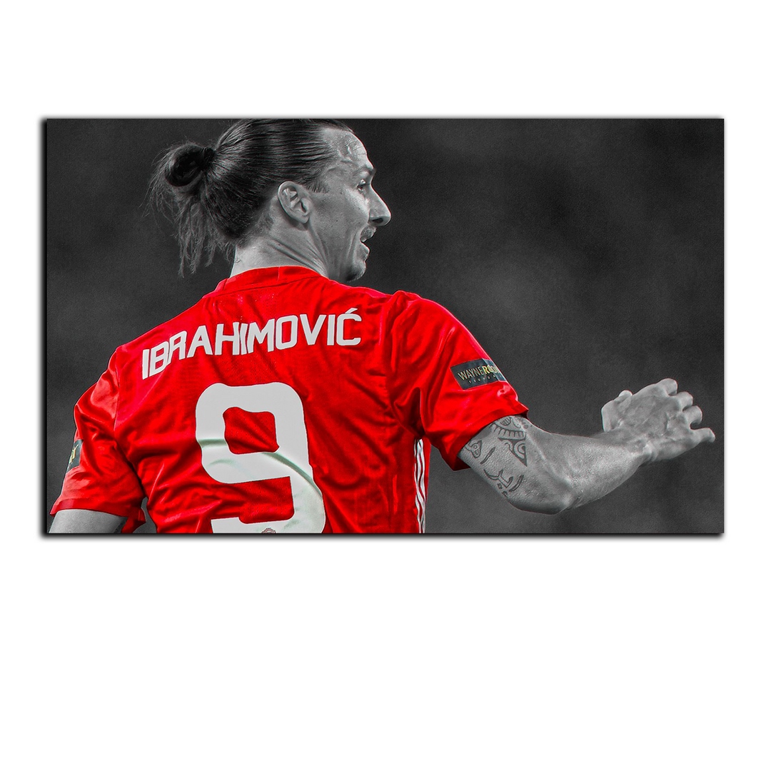 تابلو شاسی بکلیت طرح بازیکن فوتبال زلاتان ابراهیموویچ تیم منچستر یونایتد مدل SH-S7077