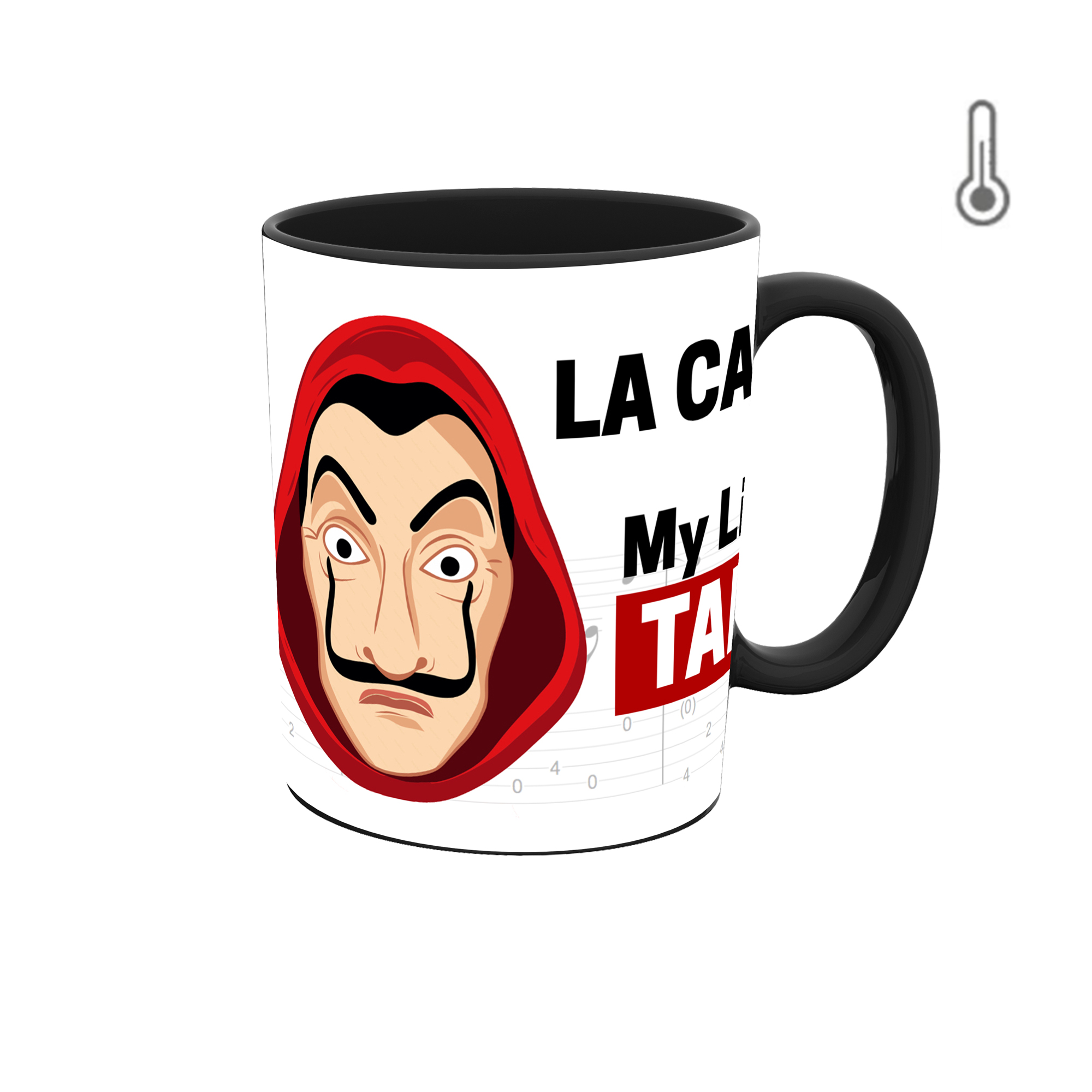 ماگ حرارتی طرح خانه کاغذی کد 14