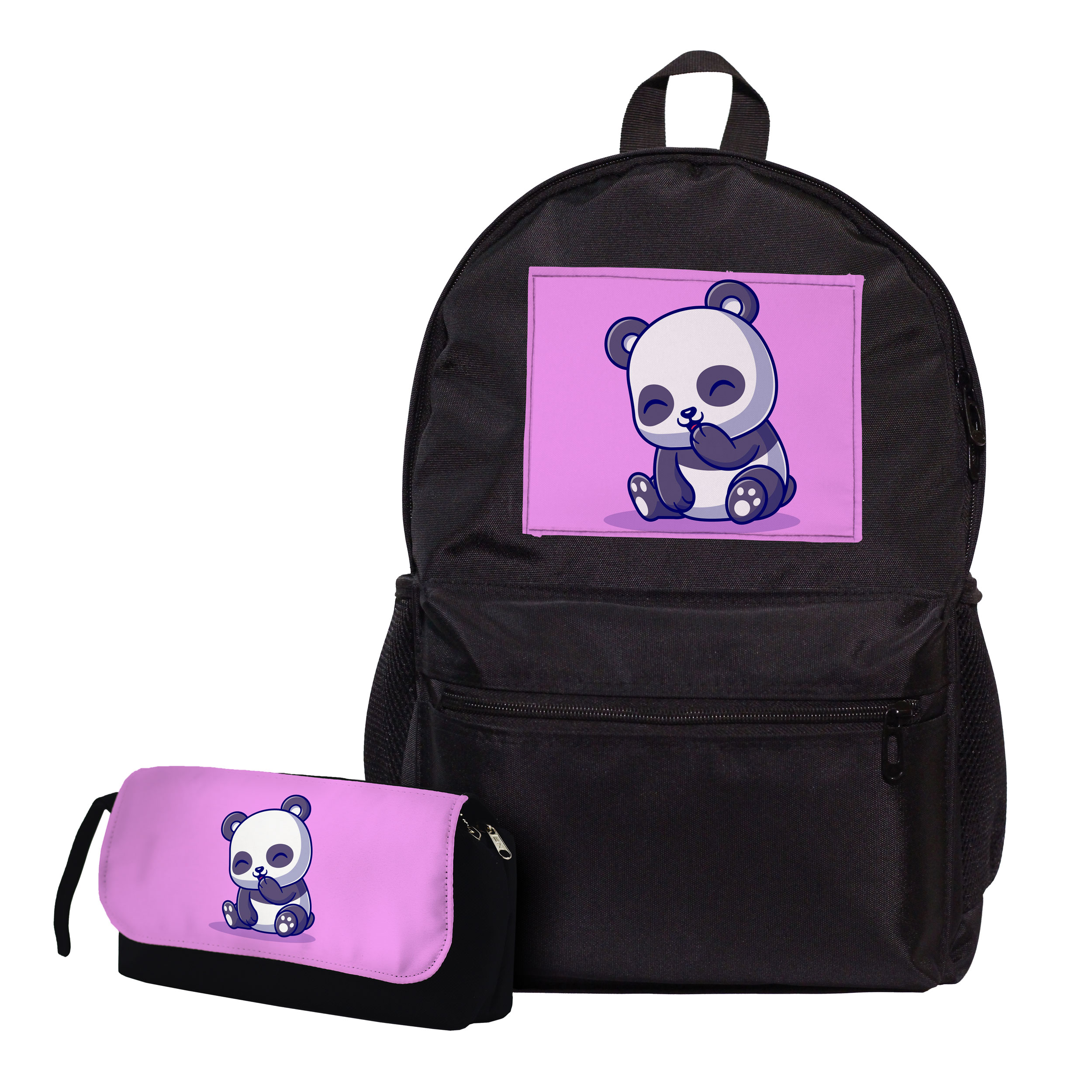 کوله پشتی طرح انیمه پاندا کد Panda به همراه جامدادی