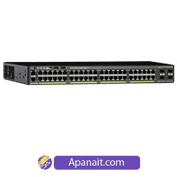 سوئیچ شبکه سیسکو 48 پورت WS-C2960X-48TS-L