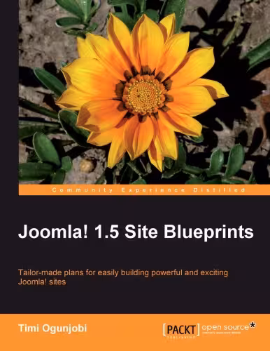 خرید و دانلود نسخه کامل کتاب Joomla! 1.5 Site Blueprints