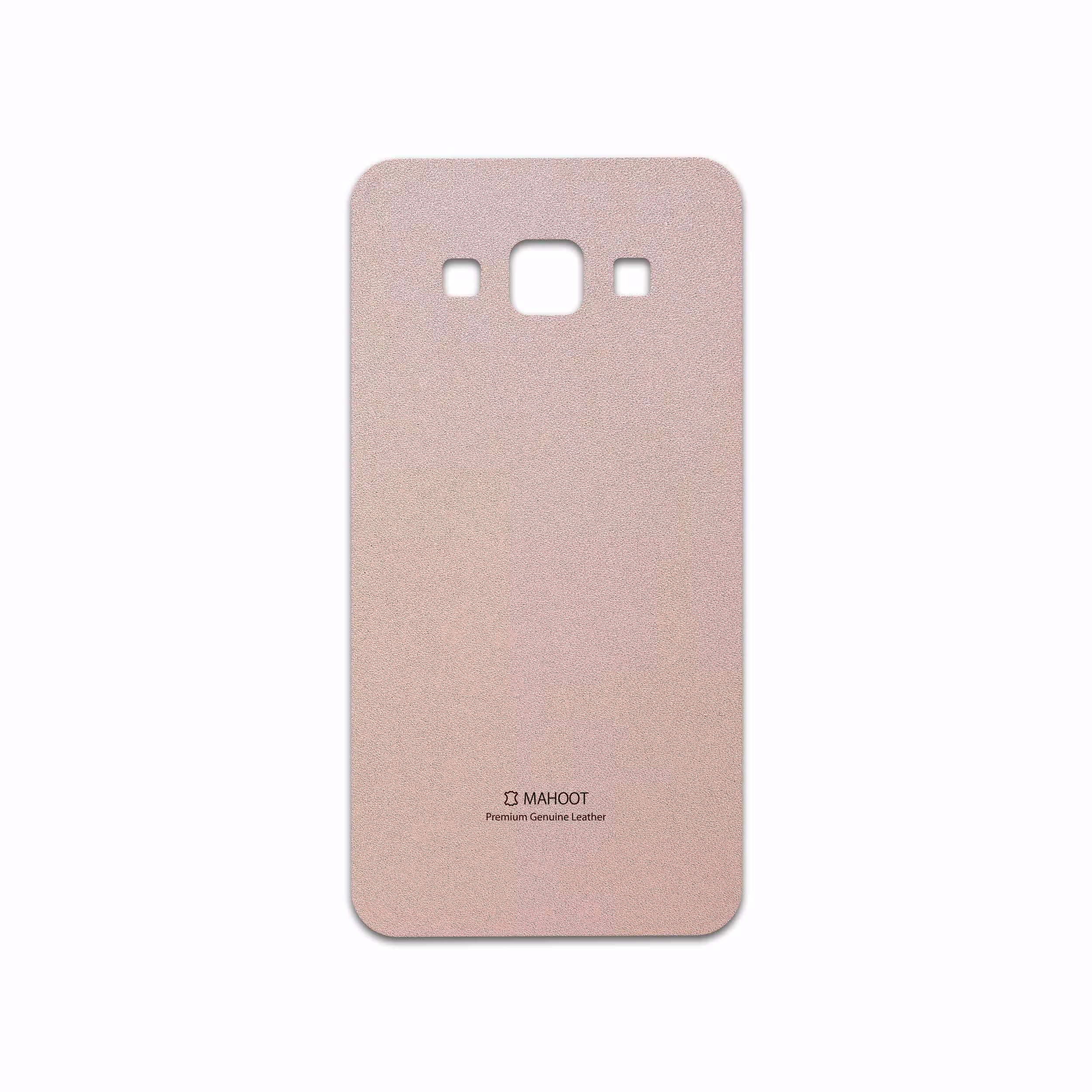 برچسب پوششی ماهوت مدل Rose Gold Leather مناسب برای گوشی موبایل سامسونگ Galaxy A3