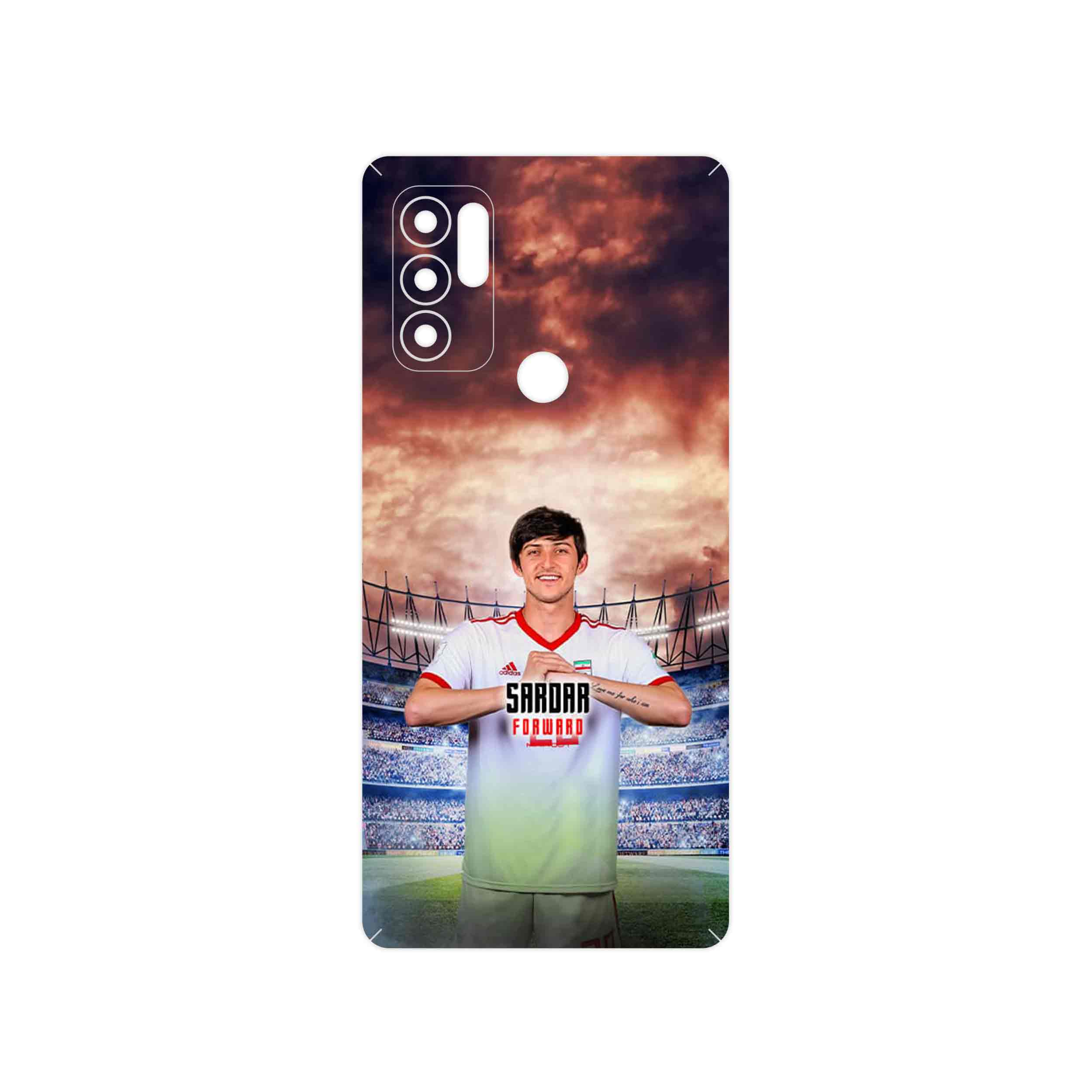 برچسب پوششی ماهوت مدل Sardar Azmoun مناسب برای گوشی موبایل موتورولا Moto G60S