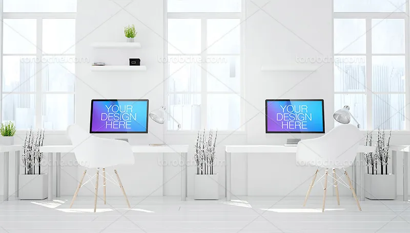 موکاپ کامپیوتر | گرافیک با طعم تربچه