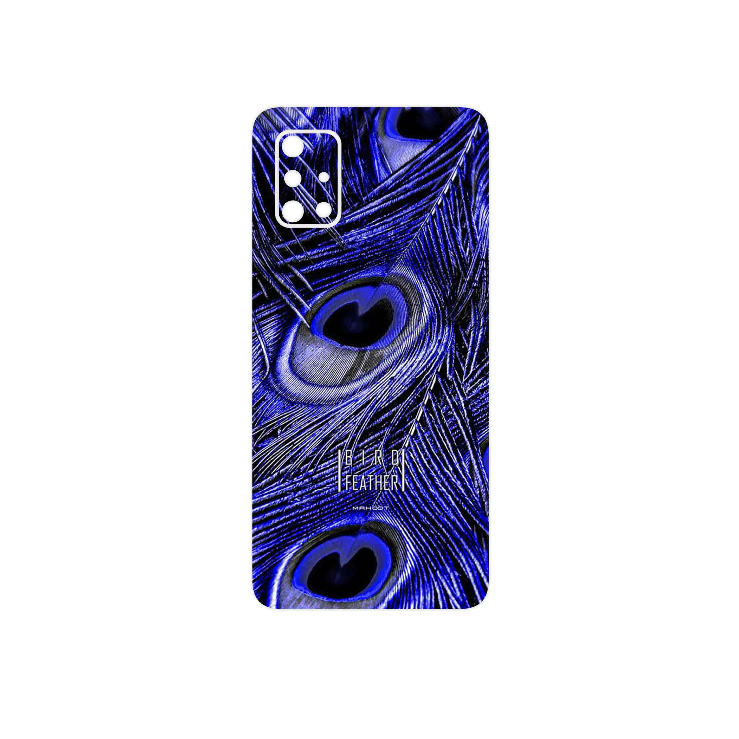 برچسب پوششی ماهوت مدل Purple Feather مناسب برای گوشی موبایل سامسونگ Galaxy A71 5G