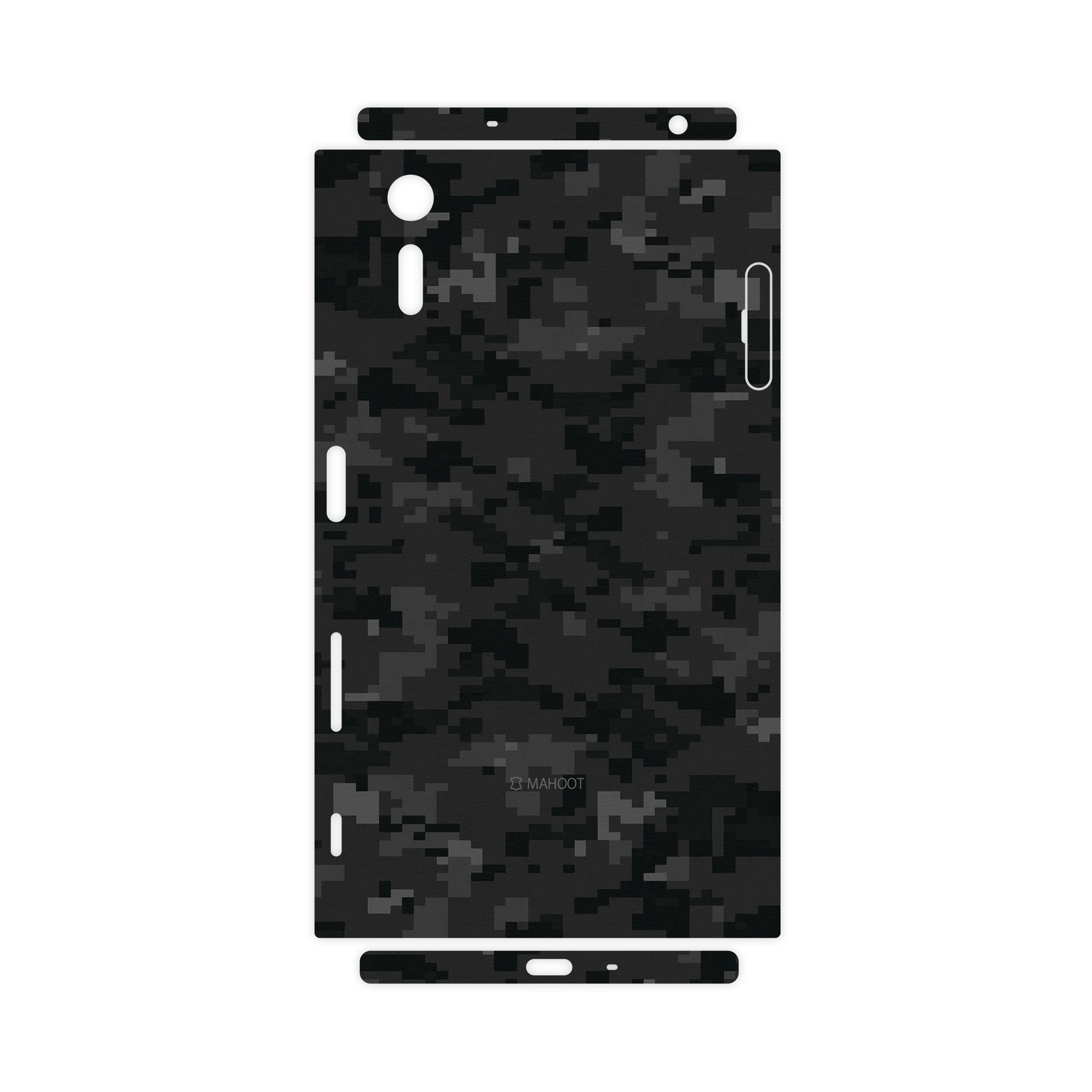 برچسب پوششی ماهوت مدل Night-Army-Pixel-FullSkin مناسب برای گوشی موبایل سونی Xperia XZ