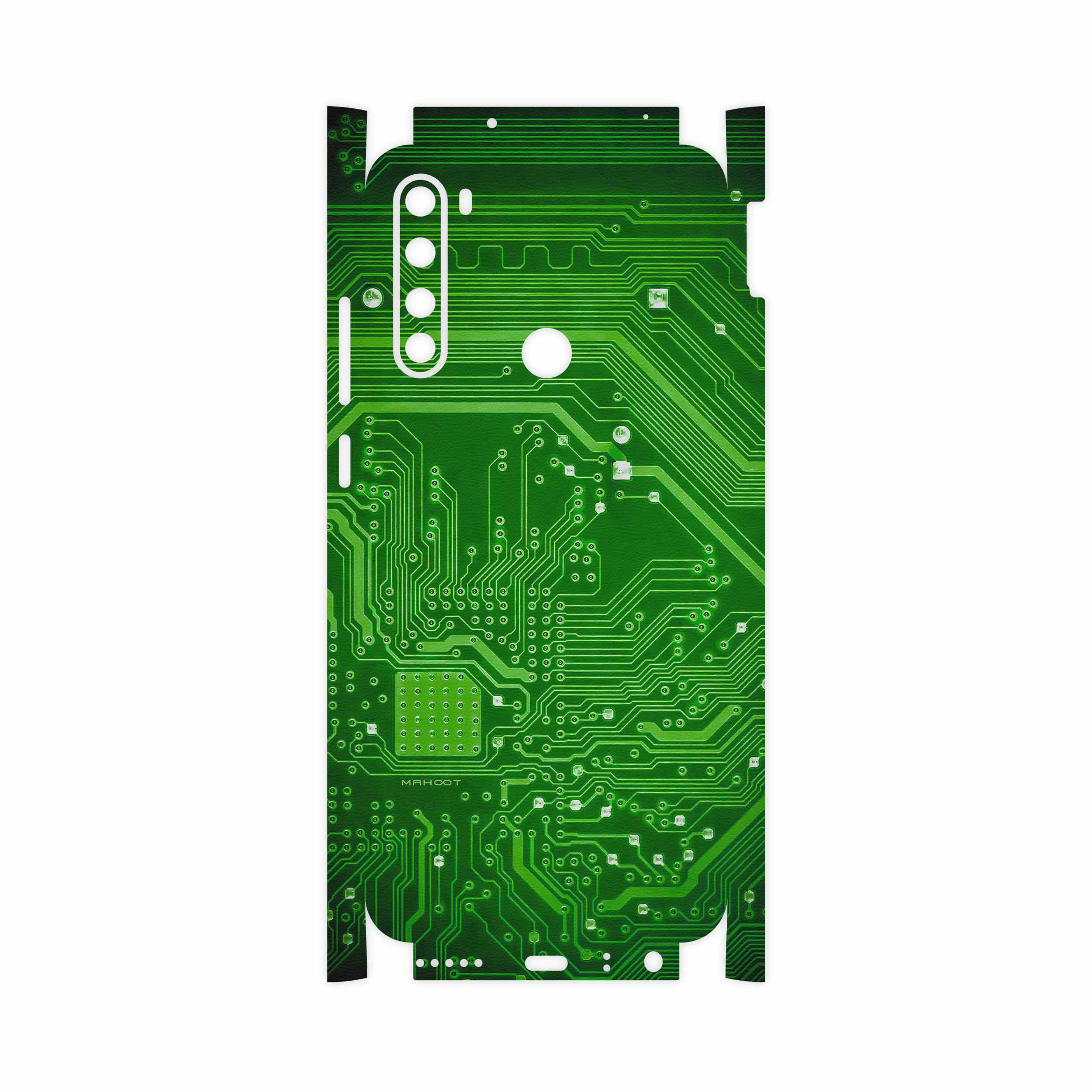 برچسب پوششی ماهوت مدل Green Printed Circuit Board-FullSkin مناسب برای گوشی موبایل شیائومی Redmi Note 8T