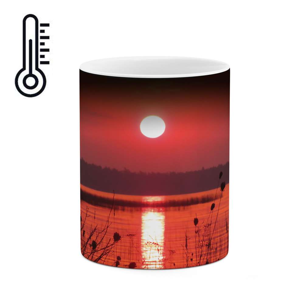 ماگ حرارتی طرح غروب مدل mgph01748