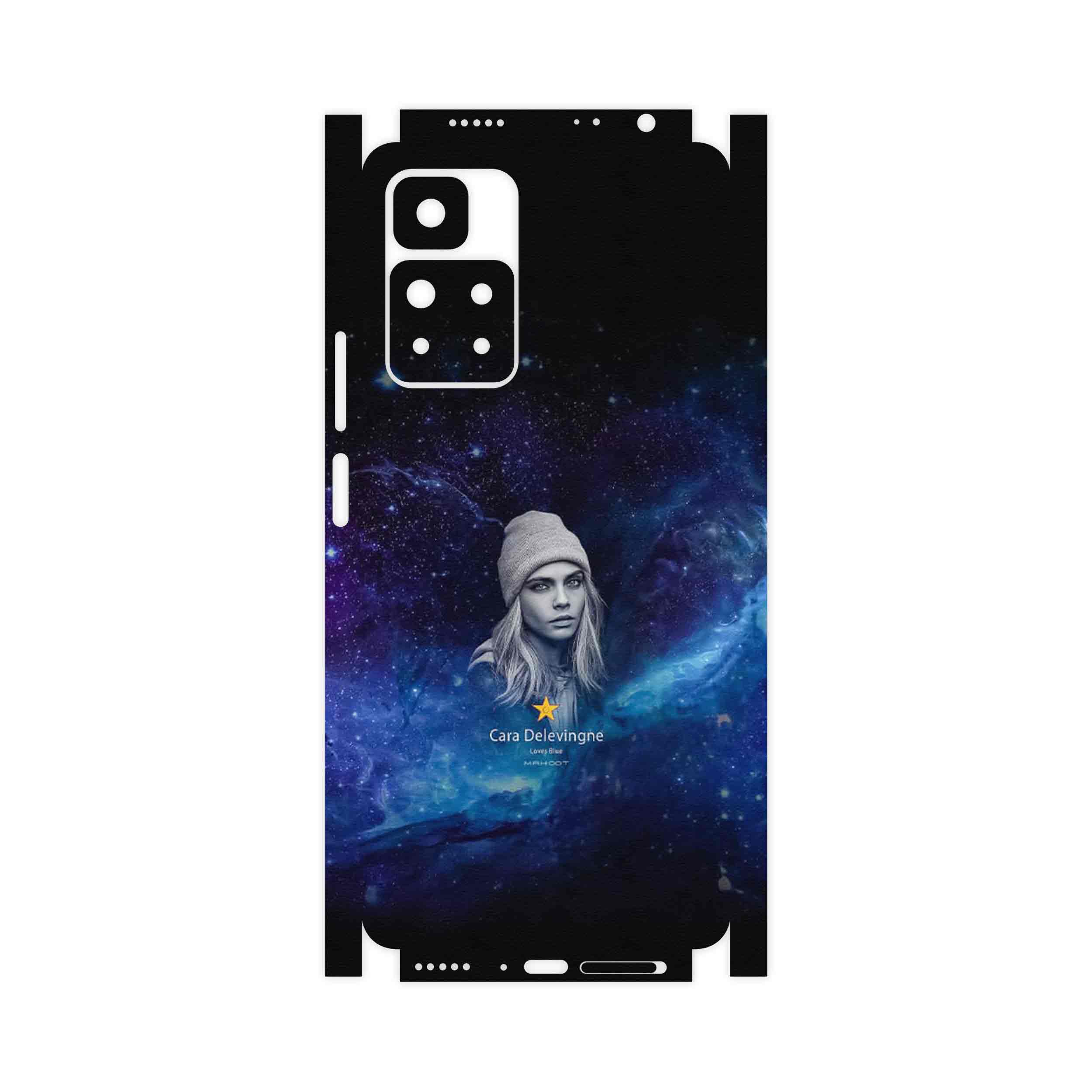 برچسب پوششی ماهوت مدل Cara Delevingne-FullSkin مناسب برای گوشی موبایل شیائومی Redmi Note 11 Pro Plus 5G