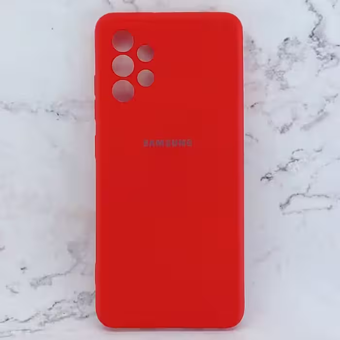 کاور سیلیکونی رنگی مدل TPN مناسب برای گوشی موبایل سامسونگ Galaxy A32 4G - قرمز