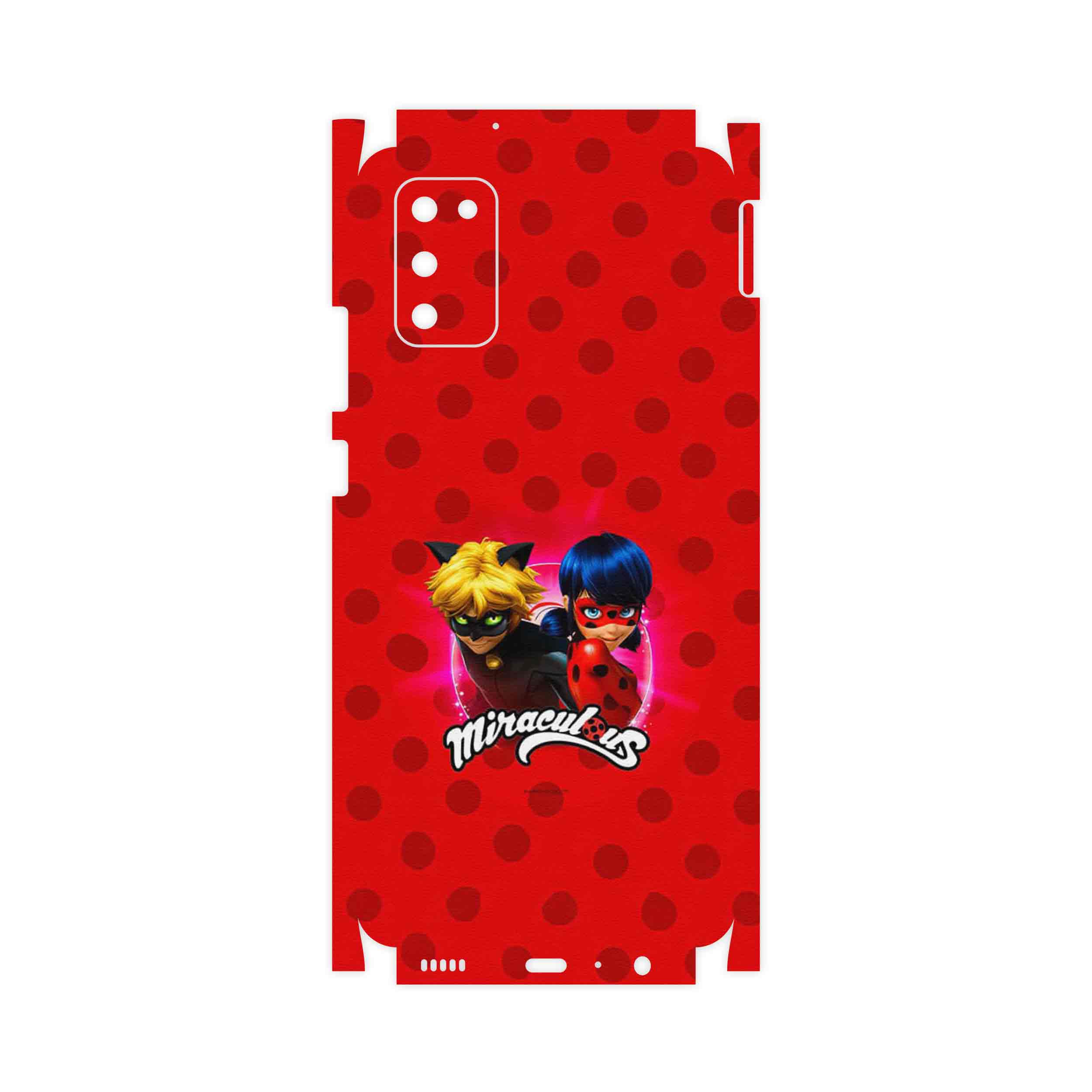 برچسب پوششی ماهوت مدل Ladybug and Cat Noir-FullSkin مناسب برای گوشی موبایل سامسونگ Galaxy A02S