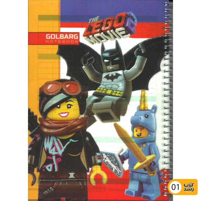 دفتر 50 برگ فانتزی گلبرگ سیمی کد 19