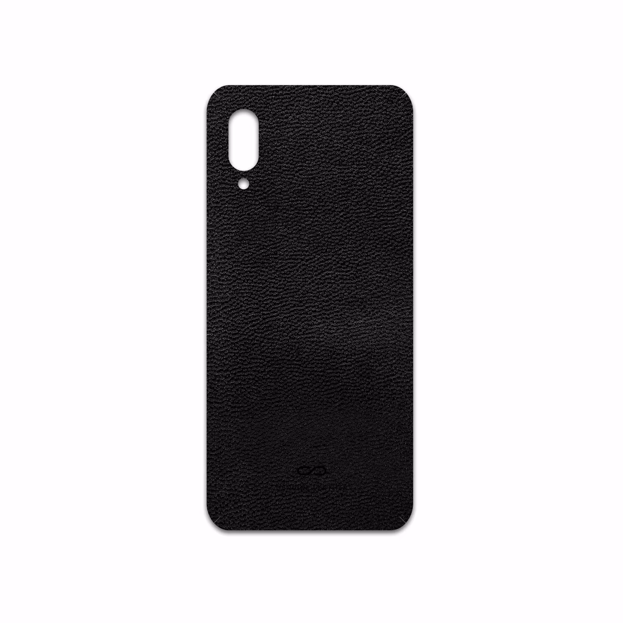 برچسب پوششی ماهوت مدل Black-Leather مناسب برای گوشی موبایل سامسونگ Galaxy M02